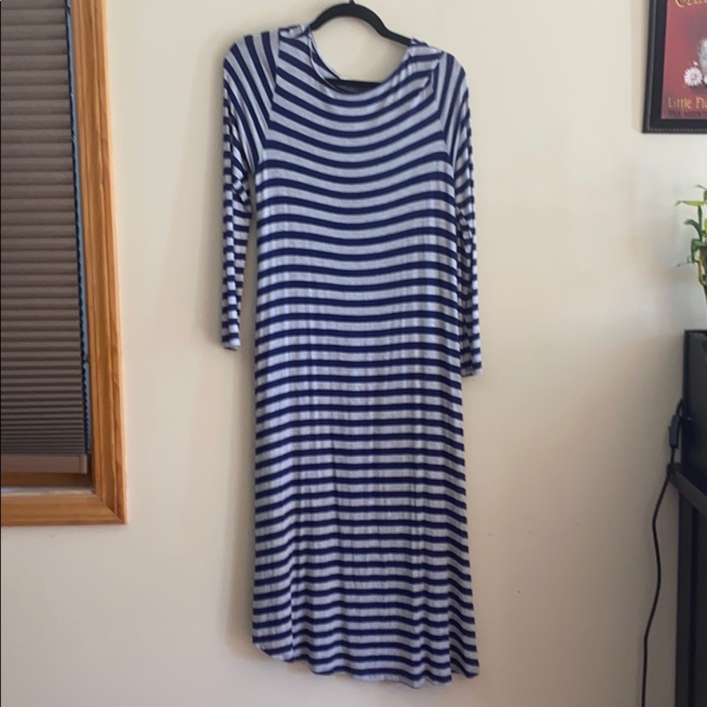 Sungolight by la vida Striped navy & gray dress